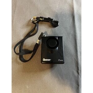 Quorum Paal Black Portable Personal Attack Security Alarm
